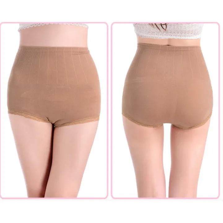 Munafie Japan Seamless Hip Abdomen Fat Burning Waist Slim Panty Girdle Beige Lazada Ph