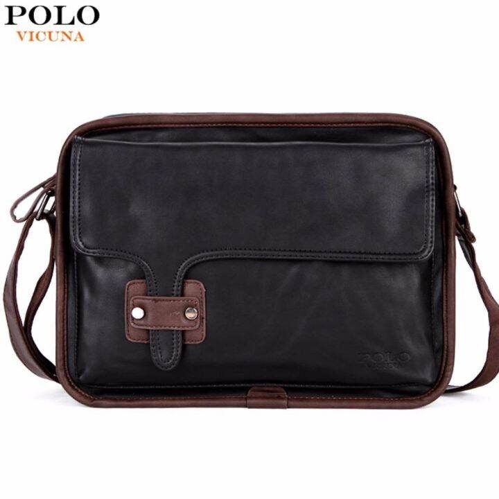 Vicuna Polo Trendy Messenger Bag Black Lazada PH