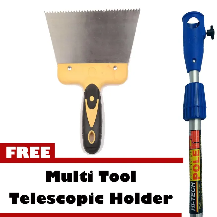 7 Inch Glue Spreader/Scrapper Fine Teeth with Free Universal Tool
