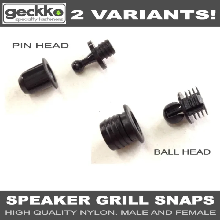 Speaker Grill Snaps by Geckko Fasteners , Grill Lock , Speaker Clips