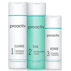 Proactiv+ 3 Step Advanced Skincare Acne Treatment, Benzoyl