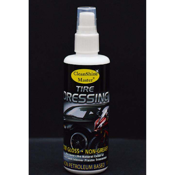 CleanShine Master Tire Black / Tire Dressing Low Gloss Non- Petroleum ...