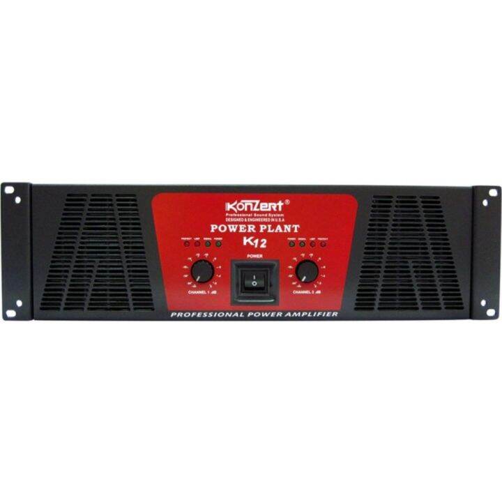 Konzert K12 1200w x 2 RMS Professional Power Amplifier Lazada PH