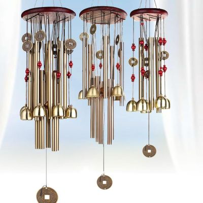 Wind Chimes Outdoor Garden Yard Bells Hanging Charm Decor Windchime Ornament Tube number