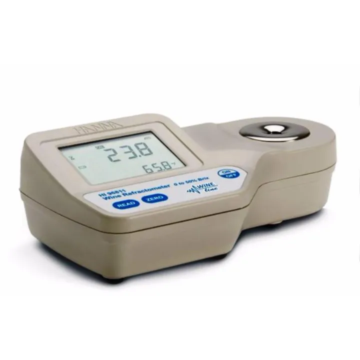 Hanna HI96811 ATC Brix Refractometer Wine Alcohol Sugar Analysis