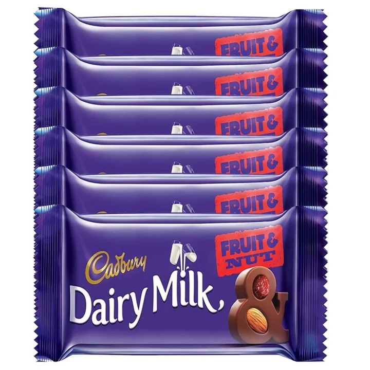 Cadbury Dairy Milk Fruit and Nut 6 Pack (165g per pack) Lazada PH