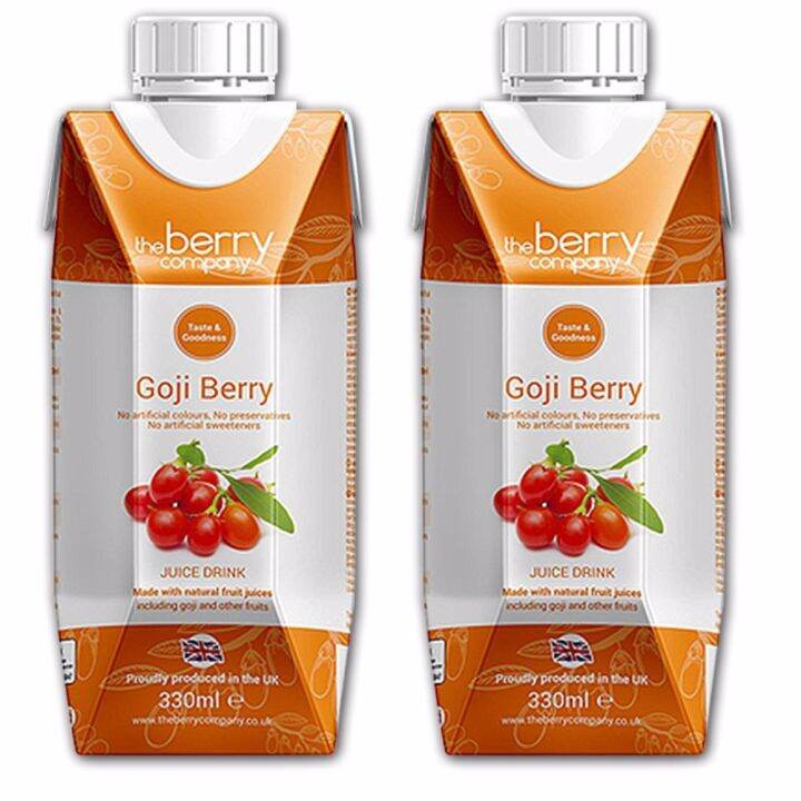 The Berry Company Goji Berry Fruit Juice 2 Pack 330ml Per Pack