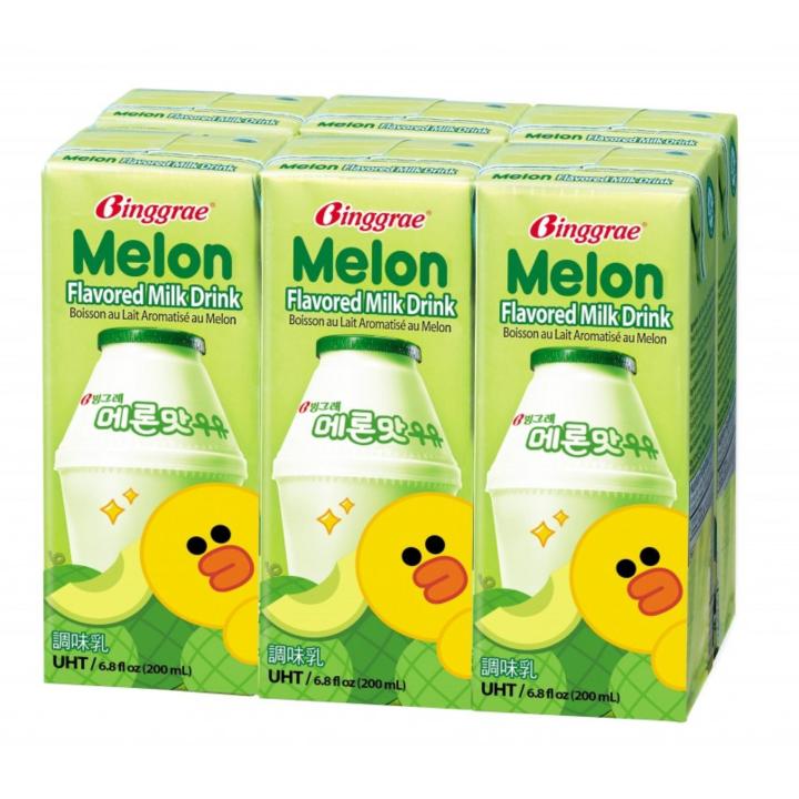 Binggrae Korean Melon Flavored Milk Drink 6X200ml | Lazada PH