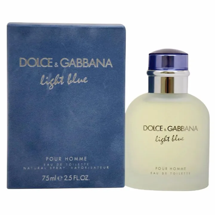 DOLCE & GABBANA Light Blue Pour Homme Natural Spray Eau de Toilette for ...