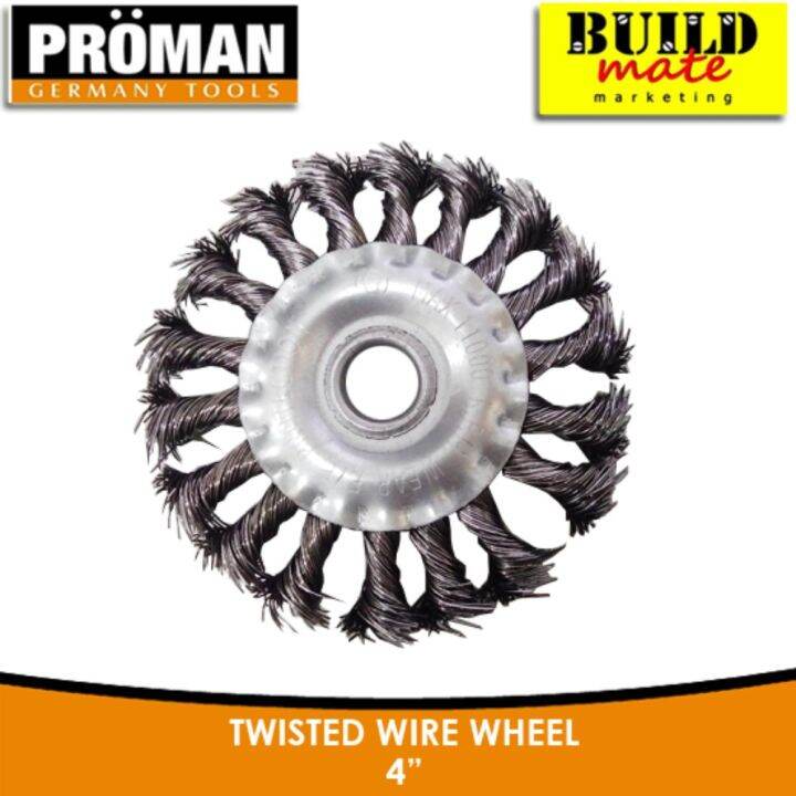Proman Twisted Wire Wheel 4 Lazada PH