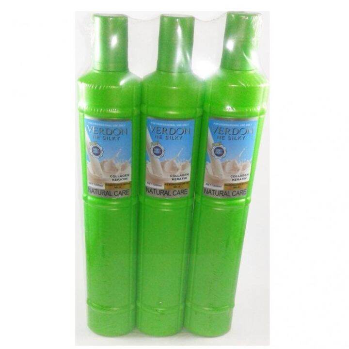 Verdon NE Silky Collagen Keratin Rebonding with Milk 1000ml x 3 Lazada PH