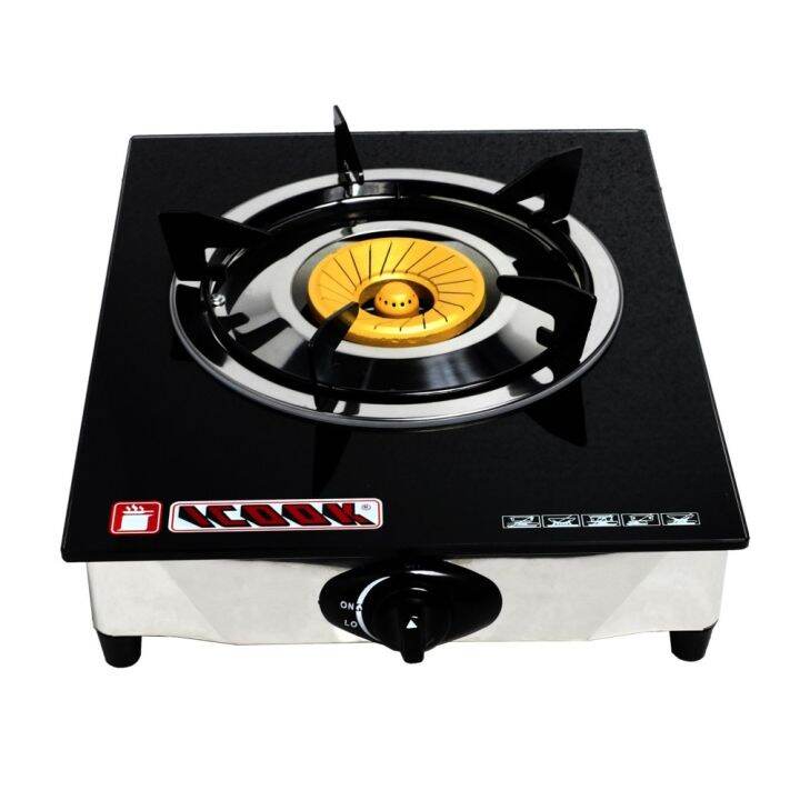 Single Burner Gas Stove Glass Top iCook IC812 Lazada PH
