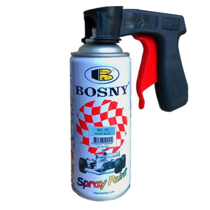 Bosny River Blue No 15 Spray Paint with Gun Attachement. Lazada PH