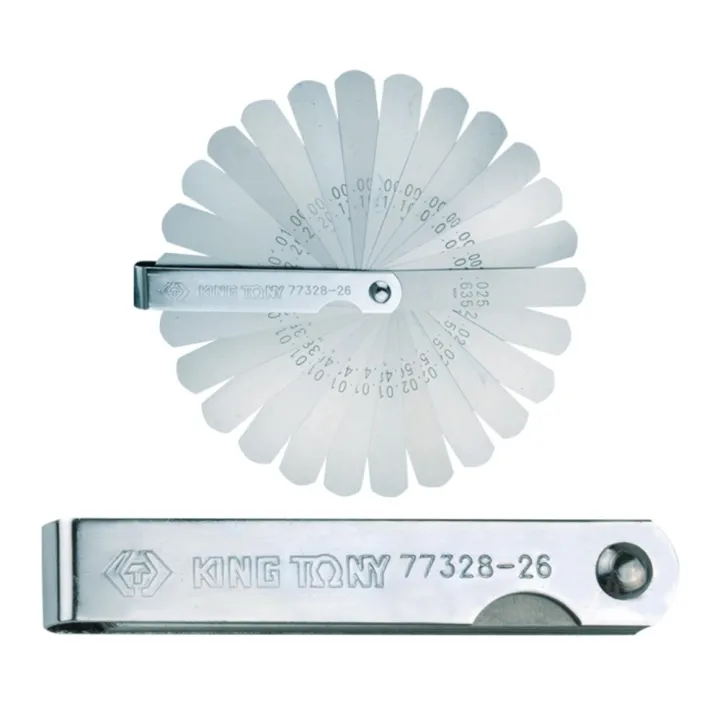 King Tony 7732826, Metric Feeler Gauge 26 blades Lazada PH