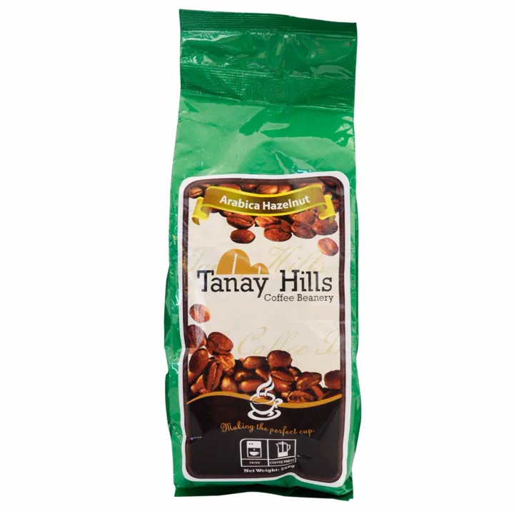 Tanay Hills Coffee Beanery ArabicaHazelnut Ground Beans 250G Lazada PH