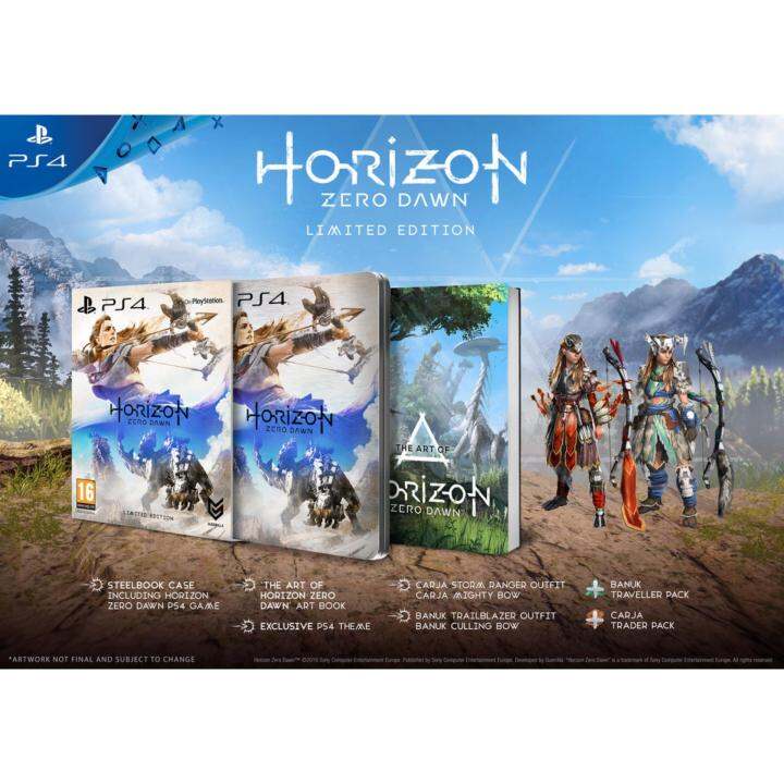 HORIZON ZERO DAWN LIMITED EDITION STEELBOOK ARTBOOK ASIA R3 BRAND NEW