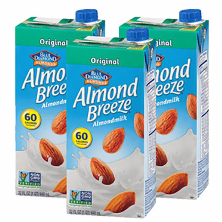 Blue Diamond Almond Breeze Original Almondmilk 3 Pack (946ml Per Pack ...