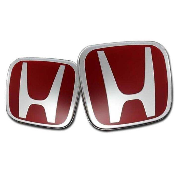 HONDA RED H EMBLEM FOR CIVIC FD | Lazada PH