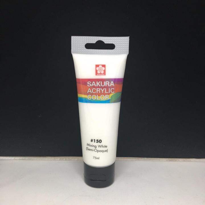 Sakura acrylic color 75ml mixing white | Lazada PH