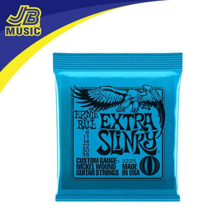 Ernie Ball Electric Guitar Strings, Slinky Nickel wound, 8 38, 2225