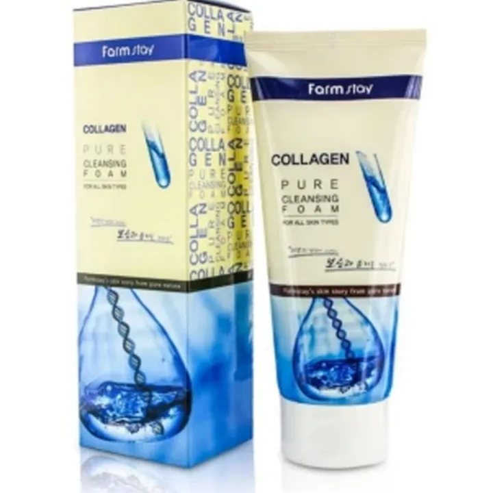 Farmstay Farm Stay Collagen Pure Cleansing Foam Face Wash 180ml | Lazada PH
