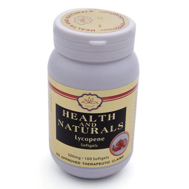 Health and Naturals Lycopene (AntiCancer, Cholesterol, Diabetes) 500mg