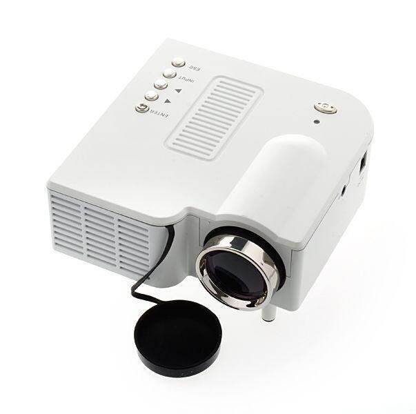 KMK Mini LED Projector LCD Image System (White) Lazada PH