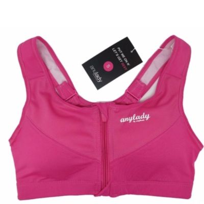 Anyhead สปอร์ตบรา รุ่นซิป Sports Bra Anylady Zip (Pink)