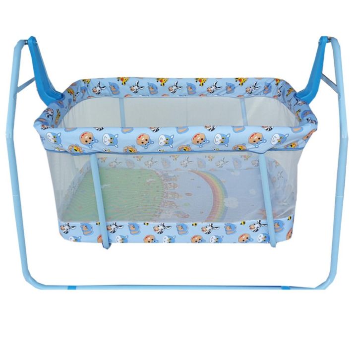 baby-cradle-เปลไกวเครเดิร์น-รุ่น-c-023-สีฟ้า