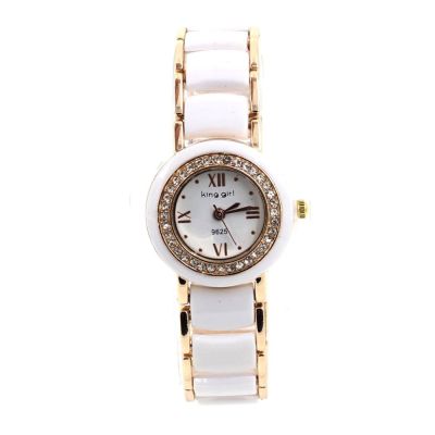 [ราคาพิเศษโละสต็อก!คละสีส่ง]Sevenlight  นาฬิกาข้อมือผู้หญิง  - WP8151 (White/ Rose Gold)