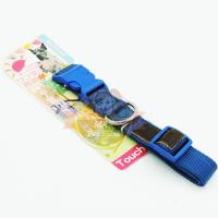 Touchdog Collar ปลอกคอไนลอนสีน้ำเงิน ขนาด XL (43-69X2.5Cm) 1 ชิ้น