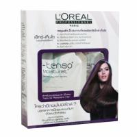 กล่องใหญ่ 400 มล Loreal ลอรีอัล ชุดครีมยืดผม สำหรับผมธรรมชาติ แข็งแรง Loreal ยืดผม กล่องม่วง ใหญ่ 400 มล