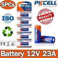 PKCELL ถ่าน Alkaline Battery 12V รุ่น 23A ถ่านกริ่งไร้สาย รีโมตรถยนต์ 23A, 23AE, A23, E23A, (5 ก้อน )