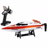 เรือบังคับ เรือบังคับไฟฟ้า Feilun Rc Boat Racing เรือบังคับไฟฟ้า 7.4 v. Speed Boat รุ่น FT009_x000D_
วิทยุ 2.4 Ghz. (คละสี)