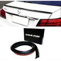 Ducktail spoiler ตูดเป็ด ลิ้นยาง ติดท้ายฝากระโปรง ใส่ได้ทุกรุ่น ความยาว 150*5*2 ซม. สีดำ ซามูไร samurai (BLACK)