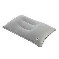 แบบพกพาพับท่องเที่ยวกลางแจ้ง SLEEP หมอน Air Inflatable Cushion Break REST สีเทา