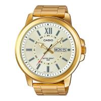 นาฬิกา รุ่น Casio นาฬิกาข้อมือ ผู้ชาย  สายสแตนเลส รุ่น MTP-X100G-9A ( Silver/Gold ) จากร้าน MIN WATCH