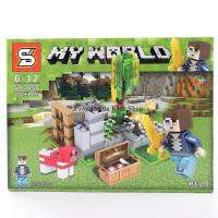 ProudNada Toys ของเล่นเด็กชุดตัวต่อเลโก้มายเวิร์ล S MY WORLD 102+PCS SY785C