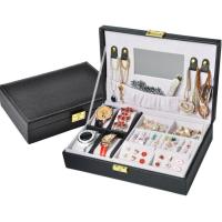 FancyBox ตู้นาฬิกาไม้บุหนัง ฝาทึบใส่นาฬิกา 4 เรือน + กล่องใส่ Jewelry