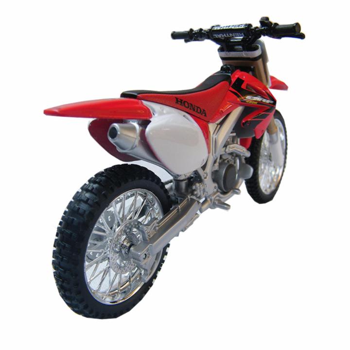 rctoystory-โมเดล-ของสะสม-รถมอเตอร์ไซค์-วิบาก-มอเตอร์ครอส-รุ่น-honda-crf450r-สีแดง