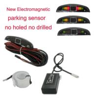 Londomai Electromagnetic Parking Sensor เซนเซอร์ถอยหลังแบบไม่เจาะกันชนพร้อมจอLED แสดงแถบบอกระยะ รุ่น U303