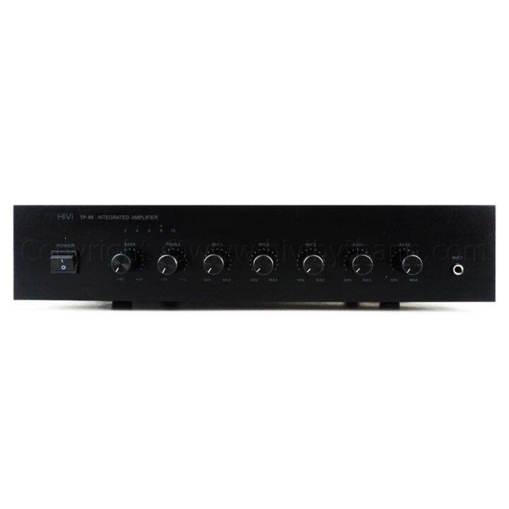 HiVi (Swans) TP-60 เครื่องขยายเสียง Mixer Amplifiers ขนาด 60วัตต์ ...