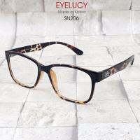 ?แว่นตา Eyelucy รุ่น SN206-2 เต็มกรอบสีน้ำตาลลาย น้ำหนักเบา ใส่สบาย บิดงอได้ ลดราคาพิเศษ บริการตัดเลนส์สายตาราคาถูก