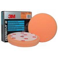 3M (x2แผ่น) โฟมขัดละเอียดสีส้ม ขนาด 6 นิ้ว หลังสักหลาด 09550 Perfect-it lll Compounding Pads - 2 Pad Hologram