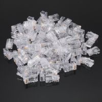 100pcs Ethernet Network Modular LAN Cable End Plug RJ45 CAT5 CAT5e Connector