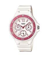 CASIO Standdard นาฬิกาผู้หญิง สายเรซิ่น รุ่น LRW-250H-4AV - สีขาว