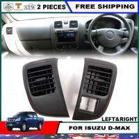 ตะแกรงครอบช่องแอร์ซ้ายและขวา สำหรับรถ Isuzu D-MAX DMAX ปี 2003-2006 สีดำ 1 คู่