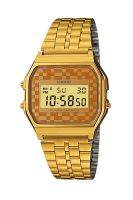 CASIO DIGITAL นาฬิกาข้อมือสุภาพบุรุษ  เรือนทอง สายสแตนเลส A159WGEA-9ADF