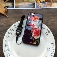 -- ส่งฟรี -- Case iPhone 6, 6S ลายดอกไม้ สายคล้องคอ ลาย 3