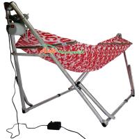 Auto Hammock เปลไกวเด็กอัตโนมัติแบบเปลญวนใหญ่สีแดง(Hammock)กับมอเตอร์ Vinanoi100Kg.